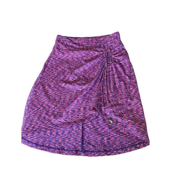 Size Small North Face Space Dye Pink Purple Athletic Skirt Hi Lo - Picture 1 of 7